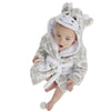 Personalised Giraffe Dressing Gown - Just Blue or Pink