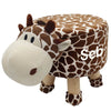 Personalised Giraffe Stool - Just Blue or Pink