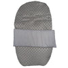 Personalised Grey Fleece Car Seat Footmuff - Just Blue or Pink