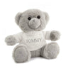 Personalised Grey Teddy Bear - Just Blue or Pink