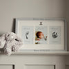 Personalised Hand and Foot Print Frame - Just Blue or Pink