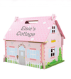 Personalised Large My First Dolls Pink House - Just Blue or Pink
