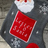 Personalised Letter To Santa Stocking - Just Blue or Pink