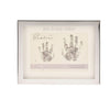 Personalised 'Me & My Sister' Handprint Frame - Just Blue or Pink
