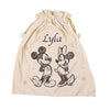 Personalised Mickey and Minnie White Santa Sack - Just Blue or Pink