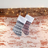 Personalised Nordic Knit Stocking - Just Blue or Pink