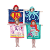 Personalised Older Kids Poncho Towel - Just Blue or Pink