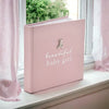 Personalised Pink Baby Girl Photo Album - Just Blue or Pink