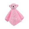 Personalised Pink Bear Comforter - Just Blue or Pink