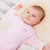 Personalised Pink Knitted Onesie - Just Blue or Pink