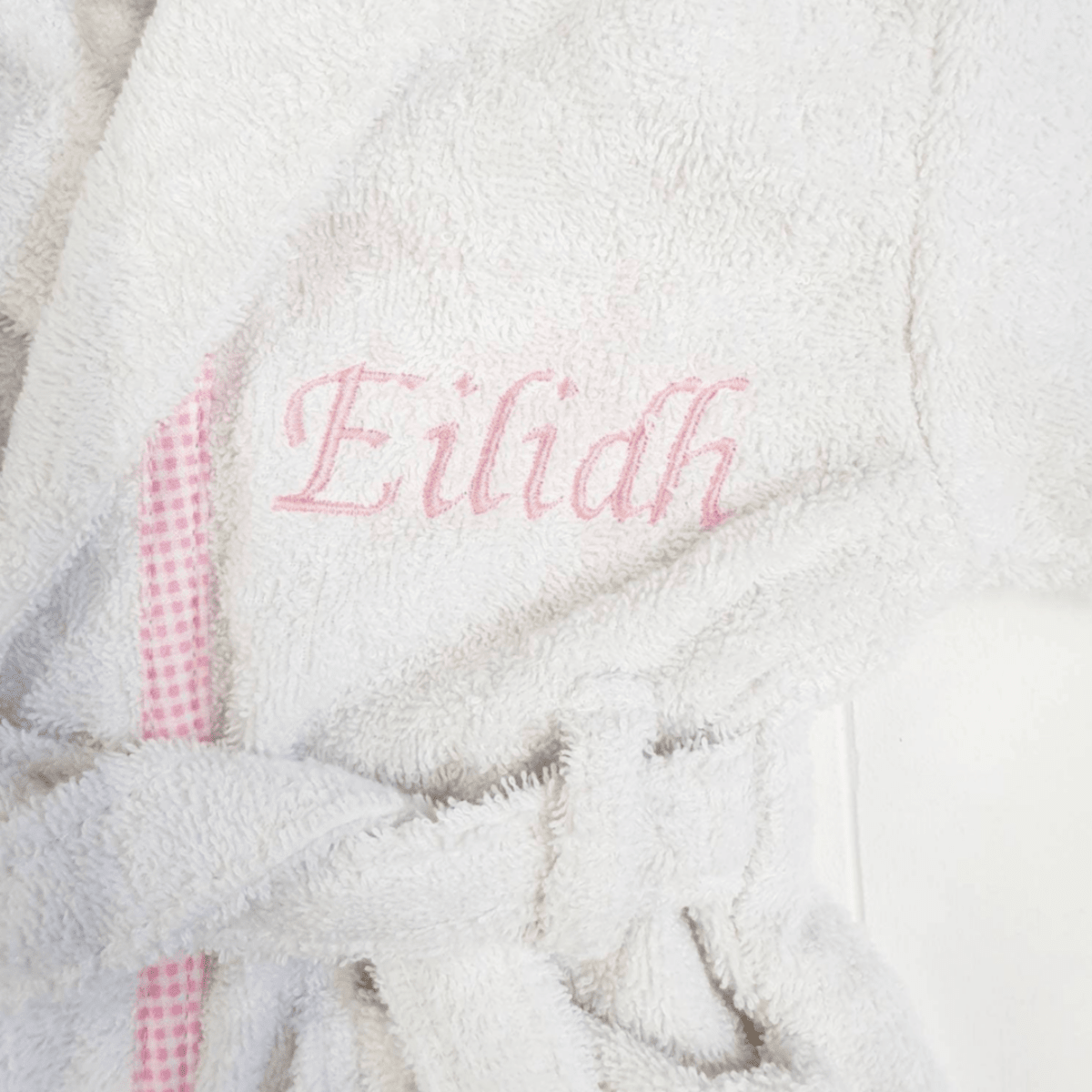 Pink Towel Robe Personalised Pink Towelling Robe