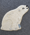 Personalised Polar Bear Rug - Just Blue or Pink