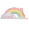 Personalised Rainbow Cloud Shelf - Just Blue or Pink