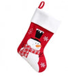 Personalised Red Fluffy Stockings - Just Blue or Pink