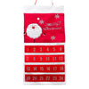 Personalised Red Santa Advent Calendar - Just Blue or Pink