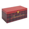 Personalised Red Tartan Christmas Eve Box - Just Blue or Pink