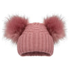 Personalised Rose Gold Pom Hat - Just Blue or Pink