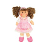 Personalised Rose Ragdoll 28cm - Just Blue or Pink