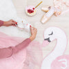 Personalised Swan Rug - Just Blue or Pink