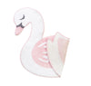 Personalised Swan Rug - Just Blue or Pink