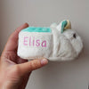 Personalised Unicorn Booties - Just Blue or Pink