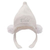 Personalised White Pixie Baby Hat - Just Blue or Pink