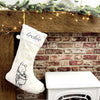 Personalised White Winnie the Pooh Stocking - Just Blue or Pink