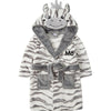 Personalised Zebra Dressing Gown - Just Blue or Pink