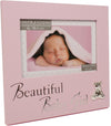 Pink 'Beautiful Baby Girl' Frame - Just Blue or Pink