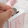 Pink Elephant Money Box & Frame - Just Blue or Pink