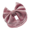 Rose Gold Velour Headband with Bow - Just Blue or Pink