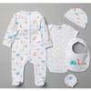 Safari Print 6 Piece Gift Set - Just Blue or Pink