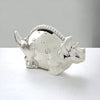Silver Plated Dinosaur Money Box - Just Blue or Pink