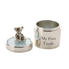 Silver Plated First Tooth and Curl Box Set - Just Blue or Pink