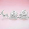 Silver-plated Horse and Carriage Tooth and Curl Set - Just Blue or Pink