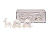 Silver-plated Horse and Carriage Tooth and Curl Set - Just Blue or Pink