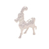 Silver-plated Horse and Carriage Tooth and Curl Set - Just Blue or Pink