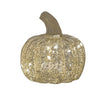 Silver Pumpkin LED Lantern - Small - Just Blue or Pink