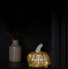 Silver Pumpkin LED Lantern - Small - Just Blue or Pink