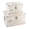 'Sugar and Spice' Storage Boxes - Just Blue or Pink