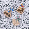 Superman Wooden Teether - Just Blue or Pink