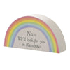 Thoughts of You Rainbow Plaque - Nan - Just Blue or Pink