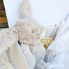 Unisex White Baby Bunny Hamper - Just Blue or Pink