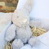 Unisex White Baby Bunny Hamper - Just Blue or Pink