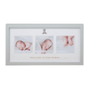 Welcome To The World Triple Photo Frame - Grey - Just Blue or Pink