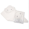 White Baby Elephant Hooded Towel - Just Blue or Pink