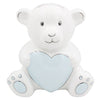 White Bear with Blue Heart Money Box - Just Blue or Pink
