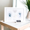 White Hand and Footprint Frame - Just Blue or Pink