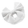 White Velour Headband with Bow - Just Blue or Pink