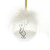 Winnie the Pooh and Piglet feather Bauble - Just Blue or Pink